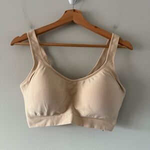 Shapermint Essentials Daily Comfort Wirefree Shaper Bra Size XL Shapewear Beige